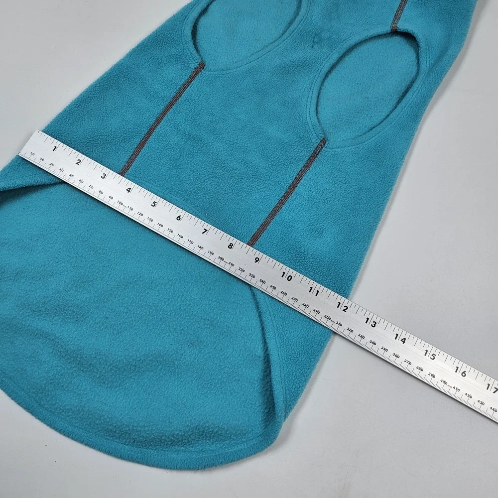 RC Pet Products Dog Vest Treat Tote Teal Orange Fleece Pullover Warm Bundle Coat